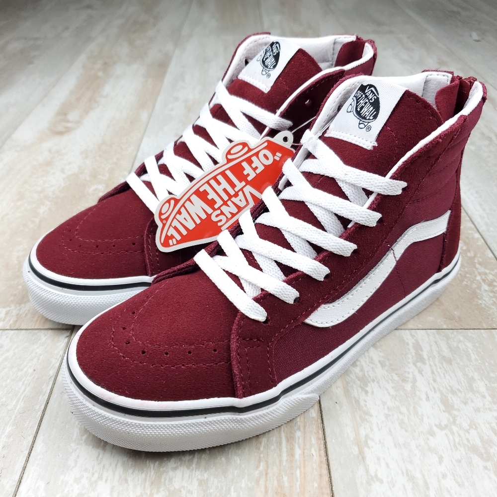 Vans SK8-Hi Zip Windsor Wine - Picture 1 of 8